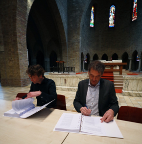 Ondertekening overeenkomst Kloosterkwartier